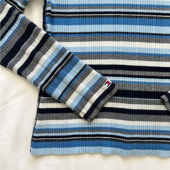Vintage Y2K Tommy Hilfiger Jeans Striped Sweater - Picture 6 of 9